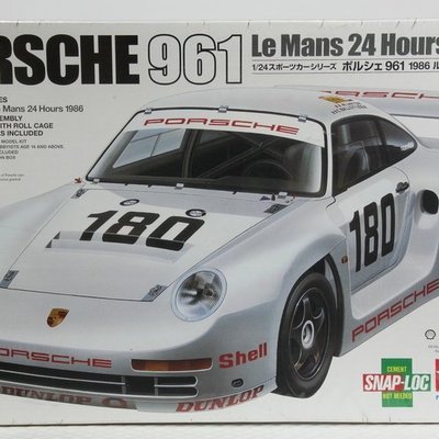 統一】TAMIYA《PORSCHE 961保時捷LE MANS 24 HOURS 1986》 1:24