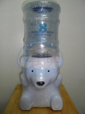 8杯裝 迷你飲水機-白色北極熊 八杯水補水站 桌上型飲水機 水桶 水壺 水杯