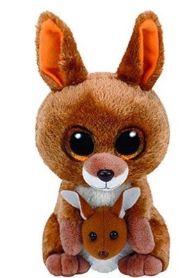 7910c 歐洲進口 限量品 好品質 澳洲袋鼠動物可愛玩偶絨毛娃娃擺件裝飾品送禮禮品