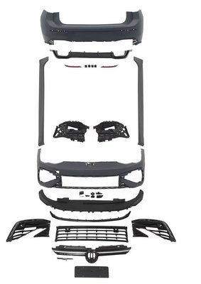 【天翊國際】VW Golf8 升級 R款 全車空力套件 P.P材質
