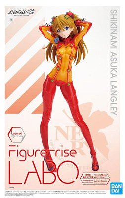 眾誠優品 萬代 拼裝模型 Figure-rise LABO EVA新世紀福音戰士 明日香YX3145