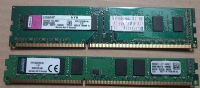 金士頓ddr3-1333 4gb桌上型記憶體終保KVR1333D3N9/4G雙面顆粒kingston 1.5v寬版窄版