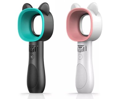貓不乖-韓國ZERO9萌貓頭/貓耳便攜手持隨身無葉風扇 USB充電