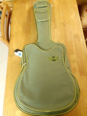 律揚樂器 福利品 出清 39吋民謠吉他38吋古典吉他袋 綠色