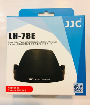 JJC LH-78E 遮光罩･相容原廠 CANON EW-78E 適用 EF-S 15-85mm f/3.5-5.6 I
