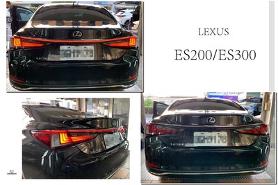 》傑暘國際車身部品《新 凌志 LEXUS ES200 ES300 貫穿式 尾燈 LED 流水 動態流水 貫穿燈