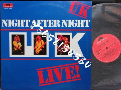 U K《NIGHT AFTER NIGHT LIVE》1979 LP黑膠