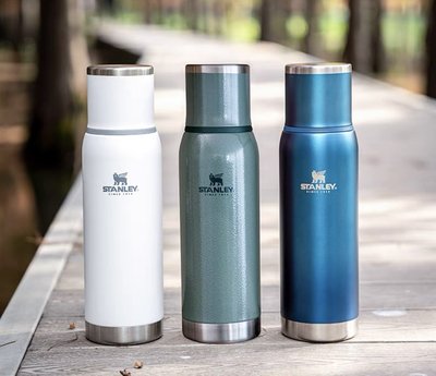 【新貨】STANLEY  冒險系列 不鏽鋼 真空 保溫瓶 0.75L  錘紋綠 極地白 露營 野餐