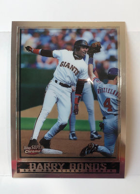 [MLB] 1998 Topps Super Chrome  Barry Bonds  大卡 6"x4"