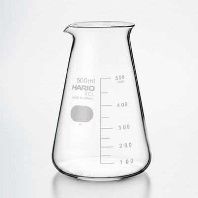 『德記儀器』《HARIO》錐形燒杯 實驗耐熱燒杯 500ml(CB-500-SCI)