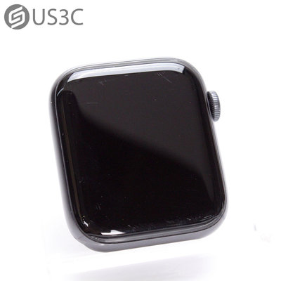 【US3C-台南店】【一元起標】台灣公司貨 Apple Watch 6 44mm GPS+LTE 太空灰 鋁金屬錶框 行動網路版 光學心率感測 二手智慧穿戴裝置