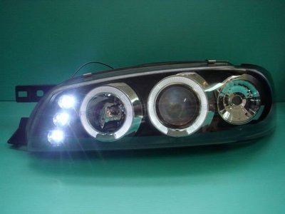 》傑暘國際車身部品《 極光版IMPREZA GF8 GC8 晶鑽.黑框一体成形光圈魚眼大燈現貨供應
