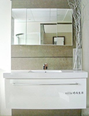 --villa時尚生活-- dl-2100精緻可米高質感鏡櫃