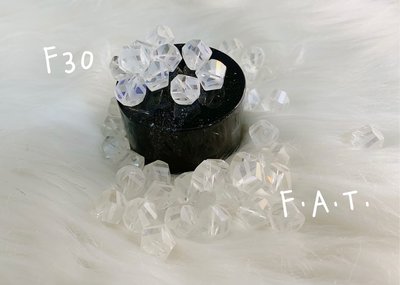 施家DIY水晶 磨砂斑馬紋鑽石珠約11.8mm單珠F30一組5顆 不挑款隨機發