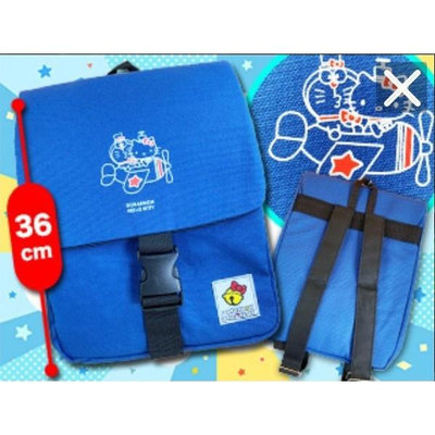 日版正品 哆啦A夢 x Hello Kitty 聯名 藍色雙肩包 後背包 書包 日本直送 Doraemon 雙11
