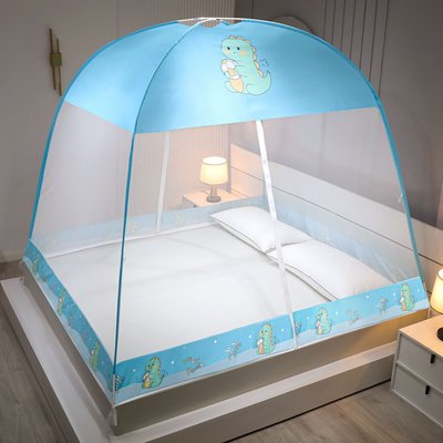 蒙古包蚊帳新款家用臥室子母床兒童嬰兒床防摔免安裝宿舍