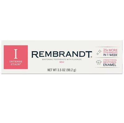 【蘇菲的美國小舖】美國Rembrandt 林布蘭 深層潔白 深層淨白牙膏 加強型 (紅盒)
