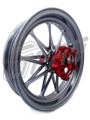 【G-PRO 鋁合金輕量化鍛造輪圈】GPRO 兩件式專利鍛框 『深灰』鋁框 鍛框 輪圈 輪框 機車 速克達