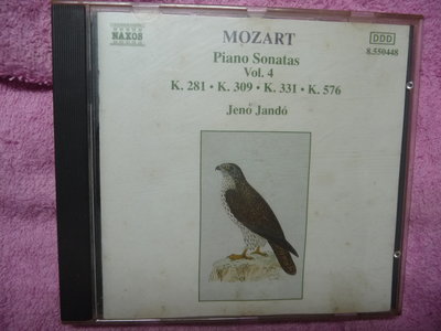 [原版光碟]J  MOZART PIANO SONATAS VOL. 4 MADE IN GERMANY