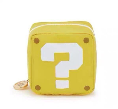 小Z代購#LeSportsac x Nintendo 黃色問號方形包 瑪麗歐 瑪利歐 化妝包 收納包 降落傘防水 聯名系列