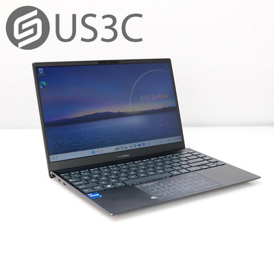 【US3C-桃園春日店】ASUS UX325EA 14吋 FHD i7-1165G7 16G 1T SSD 藍 二手筆電