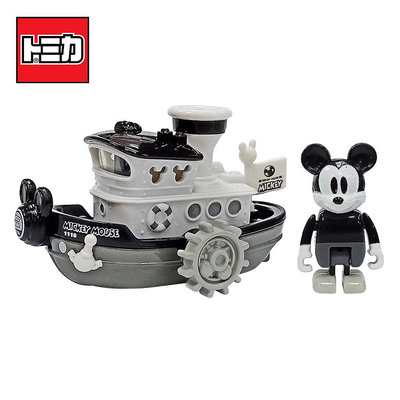 Dream TOMICA NO.181 米奇黑白蒸汽船 玩具車 迪士尼 多美小汽車 日本正版【915546】