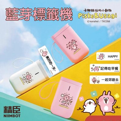 台灣版 送收納盒 卡娜赫拉的小動物授權 精臣D11 D110 標籤機 RFID版 產品標示 標籤貼紙機