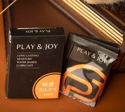 Play& Joy絲滑玻尿酸緊緻潤滑液 隨身包 一盒3入