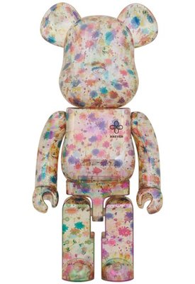 BEETLE BE@RBRICK ANEVER 透明乾燥花庫柏力克熊BEARBRICK 1000