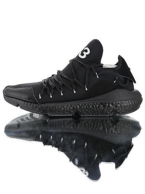 Adidas Y-3 Kusari 襪套 武士 休閒運動 慢跑鞋“全黑白字母”Bc0955 男鞋【ADIDAS x NIKE】