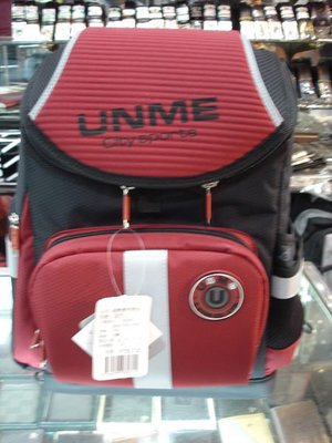 【玩皮豹】日系品牌UnMe學生書包[[超輕 護脊 多功能內層]]3071 紅