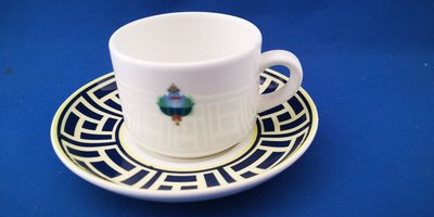 [美]超美的英國百年名瓷WEDGWOOD骨瓷茶杯/咖啡杯.AIR MAURITIUS系列