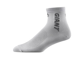 公司貨 捷安特 GIANT ALLY 吸濕排汗 自行車短襪 運動襪 白色 三雙入/組