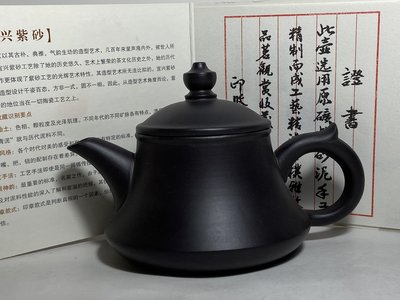 中國宜興紫砂壺～玉笠/黑泥/王新紅