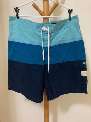 衣市藍~NAUTICA 海灘褲 (XL~藍~五成新~) (210803)