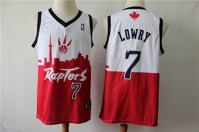 凱爾·洛瑞(Kyle Lowry) NBA多倫多暴龍隊 熱壓 新款 城市版 球衣 7號