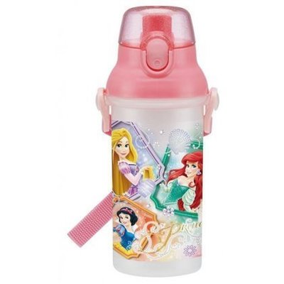 【日本人氣代購】迪士尼公主系列 小美人魚 長髮公主 白雪公主 粉色 直飲式冷水壺