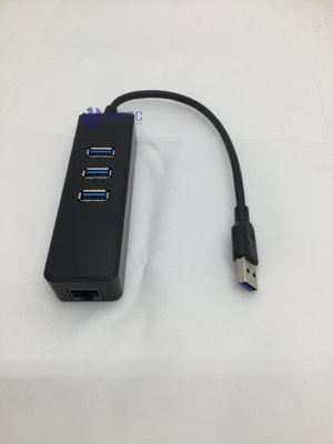 現貨 Gigabit USB 3.0 3 Port RJ45 USB 3.0 HUB +Gigabit USB 網路卡