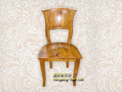 【設計私生活】柚木實木大面餐椅、辦公椅(部份地區免運費)126