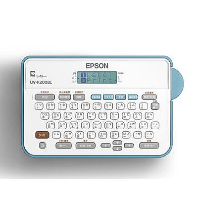 EPSON LW-K200BL 海洋風輕巧經典款可攜式標籤機(只能裝電池)