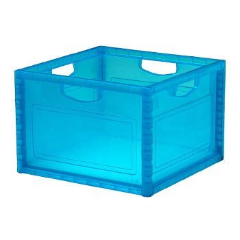 [家事達] 樹德 KD-2638 巧拼收納箱-藍色 資料筒 / 收納箱 出清價