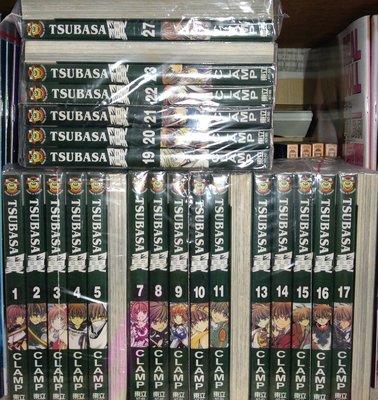 八八小舖 TSUBASA翼 第1~28集完 整套首刷 (缺26)自藏書 7成新 4無贈曆卡