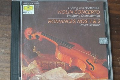 DG-Oistrakh/Schneiderhan-violin concerto/Romances-美版,無IFPI