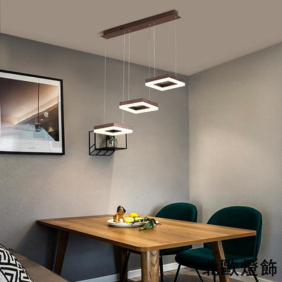 北歐餐廳吊燈三頭 現代簡約圓形家用大氣創意個性吧臺餐桌燈具