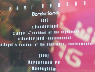 二手專輯[川田真美MAMI KAWADA   Borderland] CD膠盒+封面歌詞摺頁+CD+DVD，2012年