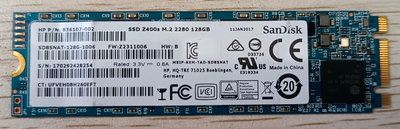 Sandisk/閃迪 Z400s 128G M.2 2280 SSD