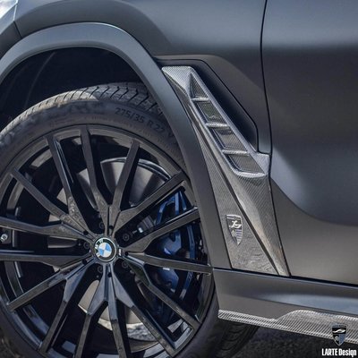 ✽顯閣商行✽俄羅斯原裝 LARTE Design BMW G06 X6 碳纖維葉子板飾板 側腮 M50i 改裝
