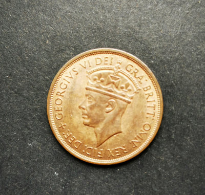 【二手】 全新英屬澤西喬六版1945年112先令銅幣151 紀念幣 硬幣 錢幣【經典錢幣】