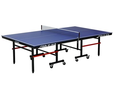 STIGA ST-919桌球桌/ 桌球檯/乒乓球桌 19mm /ST919附網架、桌拍及桌球