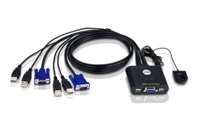 【全新附發票】ATEN CS22U 2埠 帶線式USB KVM多電腦切換器